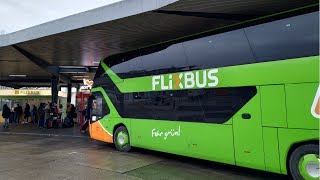 VIAJAR EN BUS POR EUROPA FLIXBUS 8 HORAS BERLÍNVARSOVIA [upl. by Engelhart127]