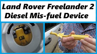 Land Rover Freelander 2 Diesel Misfueling Device Reset  Slow Filling Tank  Yellow Plastic Thing [upl. by Zabrine285]