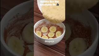 Você tem que experimentar esse bolinho de banana saudável 😚❤️ receitas fitness saudavel proteico [upl. by Nilla]