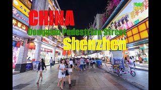 Walking Tour Dongmen Pedestrian Street Shenzhen China 深圳東門步行街 4K UHD [upl. by Eseeryt137]