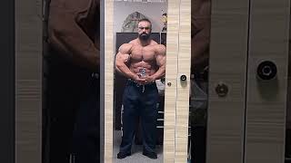 behrouz tabani recent physique update 2024 24 days left for mr olympia mrolympia2024 behrouztabani [upl. by Lamori]