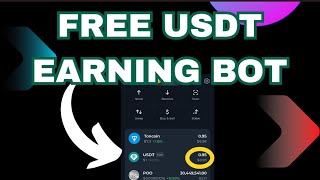 CLAIM FREE USDT FROM THIS TELEGRAM BOT MAKE MONEY ONLINE IN 2024 [upl. by Frasco]