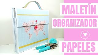 Maletín Organizador de papeles de scrapbooking  5centimetrosShop [upl. by Davis]