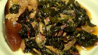 Worlds Best SouthernStyle Collard Greens With Smoked Ham Hocks Recipe [upl. by Yrrad]