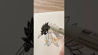 Drawing Cosmic Sandslash  Who’s next  🏜️  pokemon asmr shorts [upl. by Nadroj]