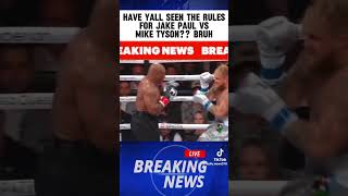 Mike Tyson vs Jake Paul RULES [upl. by Benji666]