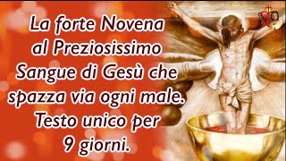 La forte Novena al Preziosissimo Sangue di Gesù che spazza via ogni male Testo unico per 9 giorni [upl. by Anedal282]