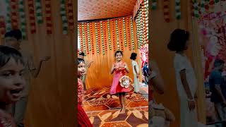 Durga pujor anondo ♥️🙂trendingvideo durgapuja2024 ytshortsvideo musicvideo viralvideochallenge [upl. by Einimod]