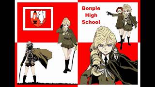 Girls Und Panzer Unofficial Song  Bonple High School  Hussars March Polonez Husarii [upl. by Aibos]