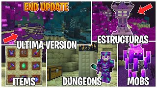 END UPDATE Addon para Minecraft PE 119  ESTRUCTURAS MOBS BIOMA ITEMS ARMADURA [upl. by Noscire797]