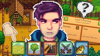 Which Professions Should You Choose As a Beginner in Stardew Valley GUIDE [upl. by Hermosa]