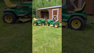 John Deere 314 and 216 Tractors [upl. by Vrablik380]