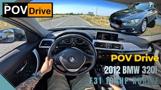 2012 BMW 320i F31 XDrive 184hp  POV Test Drive [upl. by Wellesley]