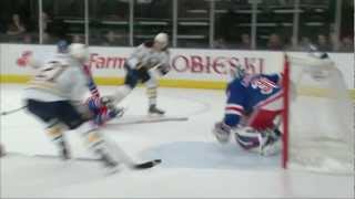 Henrik Lundqvist Makes A Spectacular Save On Drew Stafford 32312 [upl. by Ennyl]