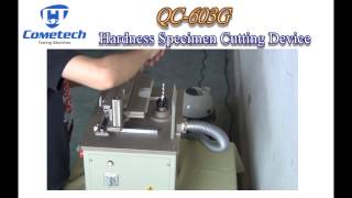 Cometech QC603G HARDNESS SPECIMEN CUTTING DEVICE [upl. by Emya]