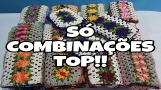 MEGA PRODUÇÃO DE JOGOS DE BANHEIRO 🥰Peças lindas com combinações maravilhosas produção croche 🦋 [upl. by Abernathy]