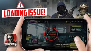 Solve Call of Duty Warzone Loading Problem on iPhone Fix Stuck At Loading Problems on CODW [upl. by Orabel]