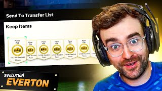 I PUT MY ENTIRE CLUB INTO PLAYER PICKS FC24 RTG Evolution Everton episode 66 [upl. by Nilad356]