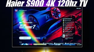 Haier H55S900UX QLED 4K TV review  Best 120hz gaming TV in budget [upl. by Yarled373]