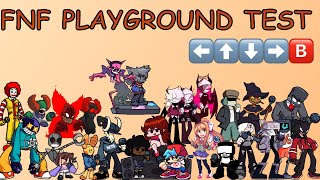 Friday Night Funkin Character Test Mod  FNF Playground Remake 1234 [upl. by Ztnarf]