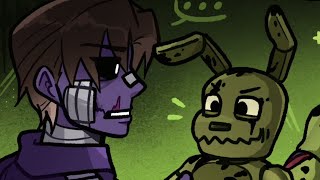 FNaF Comic Dub Mike Meets Plushtrap [upl. by Eelrefinnej11]