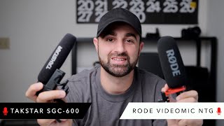 Takstar SGC600 Vs Rode VideoMic NTG 30 VS 250 Microphone [upl. by Seagrave]