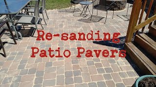 Resanding Patio Pavers [upl. by Econah906]