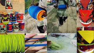 Best Manja For Patang Bazi  Manja Making  Kite Festival 2022 [upl. by Bellina]