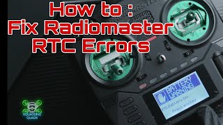 Radiomaster TX16S  BOXER RTC Battery 🔋 Low Fix [upl. by Francesco]