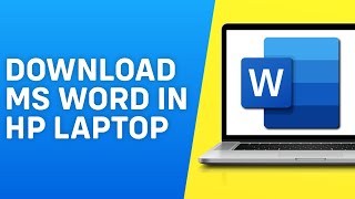 How to Download MS Word in HP Laptop 2024 [upl. by Aremahs419]