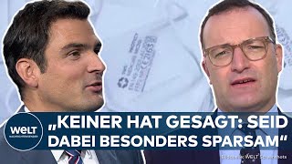 CORONA MaskenPreise quotJa war es sehr teuerquot – Jens Spahn verteidigt überhöhte Ausgaben [upl. by Ailimat]