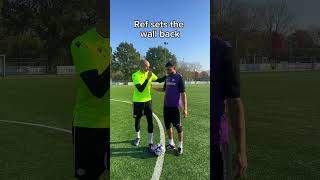 The keeper needs a higher wall🤯 goalkeeper football soccer footballplayer soccerplayer futbol [upl. by Munroe]