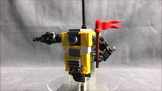 Lego borderlands claptrapw instruction [upl. by Anaidiriv]