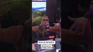 Anastacia walks into radio interview belting out quotLeft Outside Alonequot [upl. by Senn518]