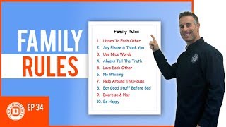 Creating a Family Rules Chart  House Rules for Kids  Dad University [upl. by Weiser]