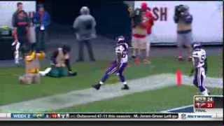 Cordarrelle Patterson kickoff return TD vs Bears 91513 [upl. by Anitsirhc]