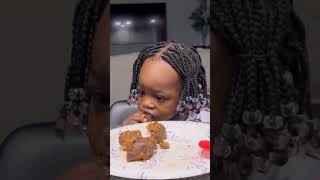 Lasisi Elenus Daughter Really Tried Not To Eat The Meat 🔥😂🔥 pulseviral pulsenigeria [upl. by Ellevart235]