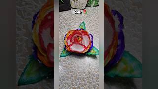 Today I made rose shorts yt shortcraftivity anshra Zubair art DIY rose art and craft [upl. by Dajma914]