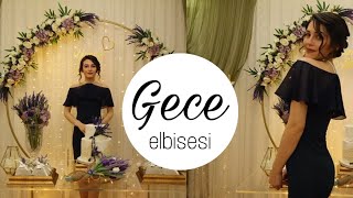 GECE ELBİSESİ DİKİMİ  NİŞANIMIZ VAR [upl. by Tega]