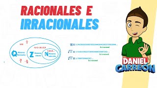 NUMEROS RACIONALES E IRRACIONALES Super fácil  Para principiantes [upl. by Melany]