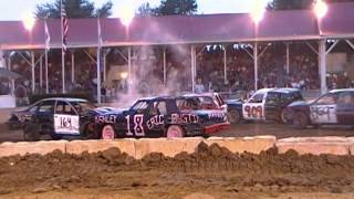 Hartford fair croton ohio demolition derby 2013 stock class heat [upl. by Raveaux]