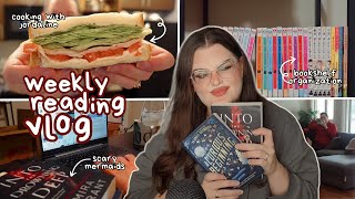 cooking with jordaline ✨️ WEEKLY READING VLOG [upl. by Geraint]