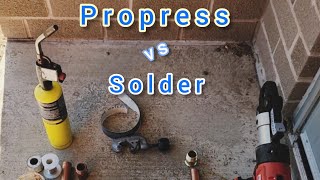 Propress vs Soldering [upl. by Blunt]