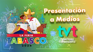 Presentación a medios de las 16 representantes de la Feria Tabasco 2024 [upl. by Childers]