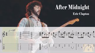 After Midnight  Eric Clapton  Guitar Tab [upl. by Paley]