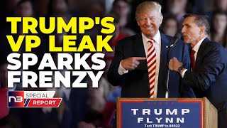 Trumps VP Leak Sparks Frenzy Insider Drops Bombshell Pick [upl. by Brookhouse]