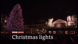 Covent Garden Christmas Lights in London are switched on for this year UK 12Nov2024 [upl. by Marcelle987]