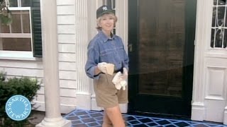 Throwback Thursdays How to StencilPaint a Porch  Martha Stewart [upl. by Ardyce]