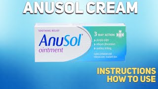 Anusol cream how to use Uses Dosage Side Effects Contraindications [upl. by Reinnej]