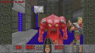 DOOM 2 Earthless Prelude Map 9  Skyopolis Ultra Violence 100  PS5 Gameplay [upl. by Ellicul802]